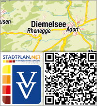 Stadtplan Diemelsee, Waldeck-Frankenberg, Hessen, Deutschland - stadtplan.net